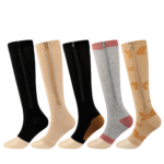 Sports Zipper Compression Socks: Gradient Comfort Lightweight Fitness Socks