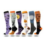 Funny Halloween Compression Socks: Antibacterial Deodorizing Breathable